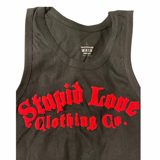 CROPPED STUPID LOVE TANK TOP